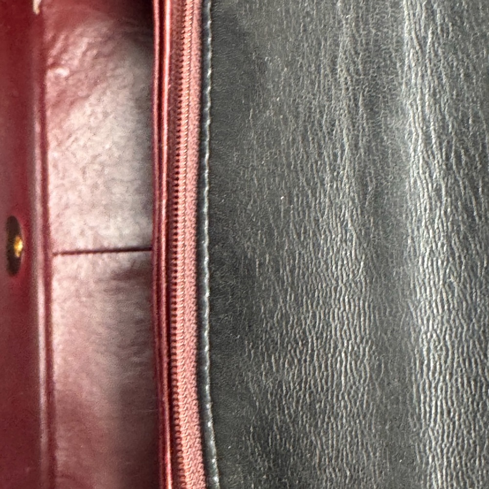 💯💎Authentic💎CHANEL Rare Black Lambskin XL CC Quilted Flap Bag 24k GP Hardware - Picture 7 of 13